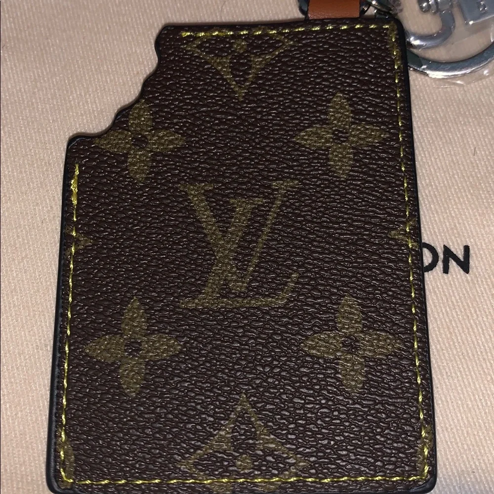 monogram chocolate purse/bag charm Keychain